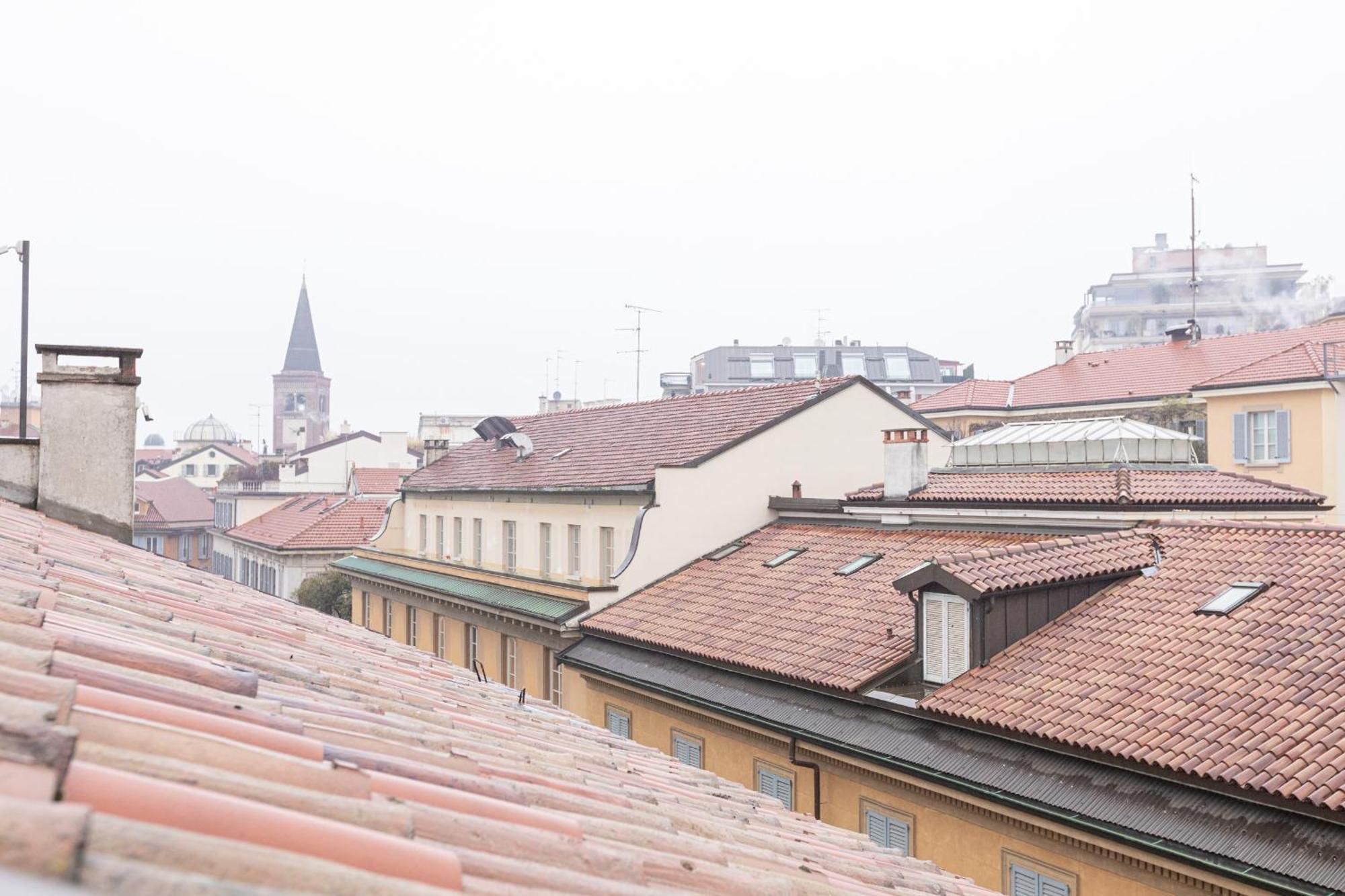 Monte Napoleone Split-Level Terrace Apartment - Top Collection Milánó Kültér fotó