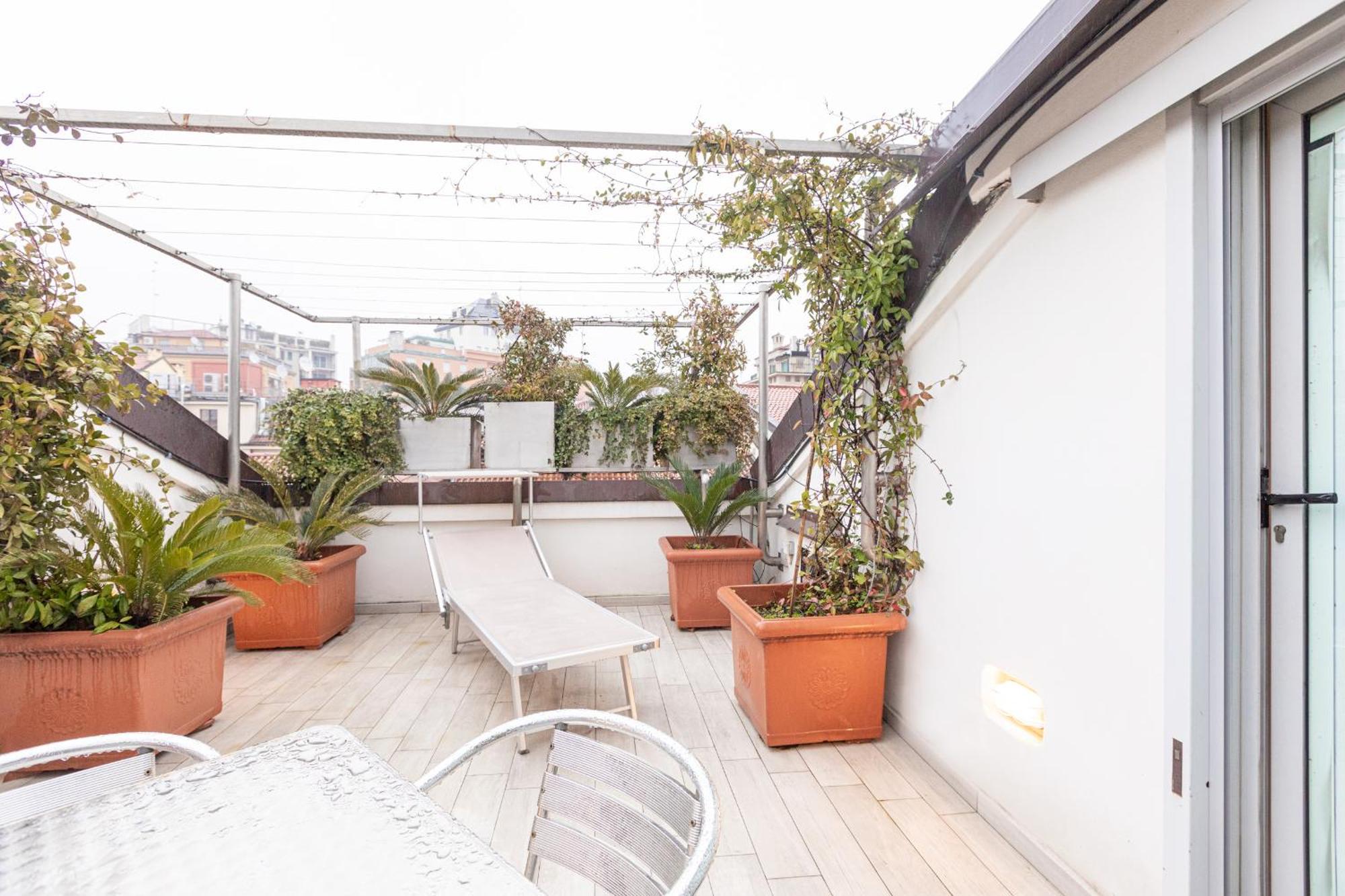 Monte Napoleone Split-Level Terrace Apartment - Top Collection Milánó Kültér fotó